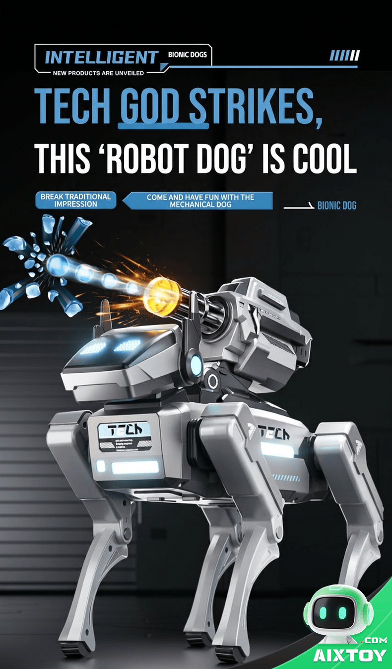AI Robot Dog — Detail 2 AI Robot Dog detail 2