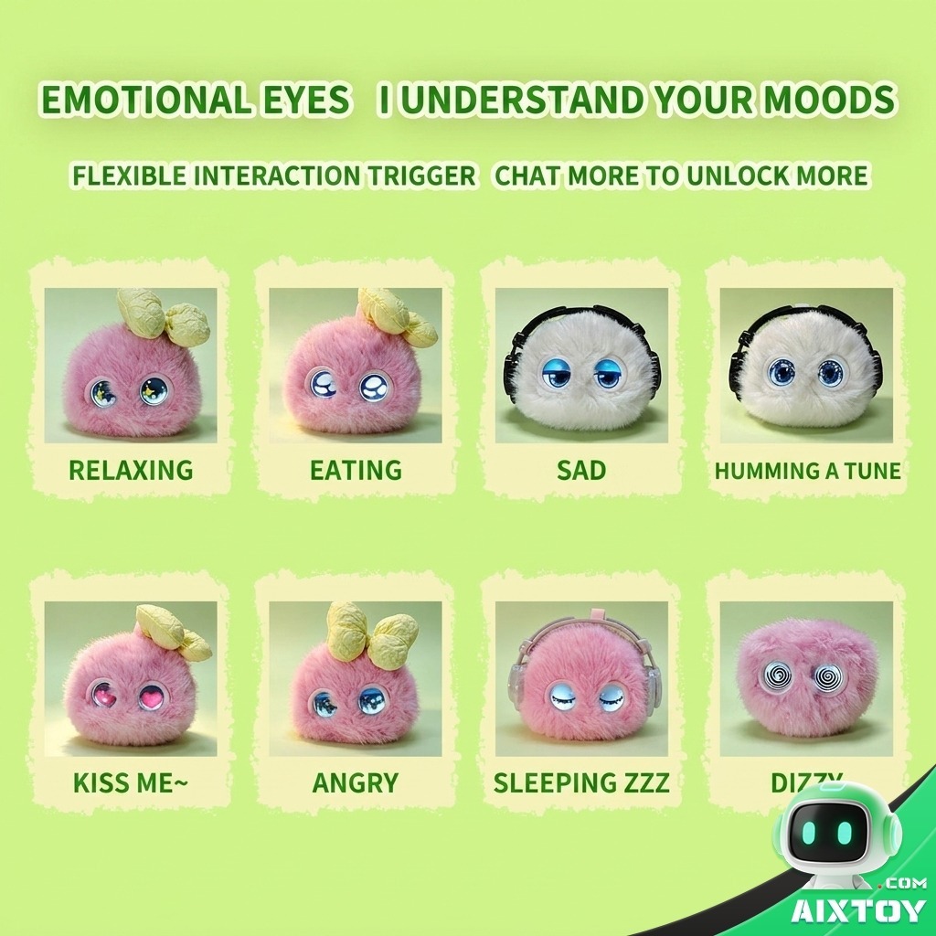 Doubao AI Plush Companion Robot - Emotional C - Gallery 2 | AIXTOY Doubao AI Plush Companion Robot - Emotional Chat T gallery photo 2