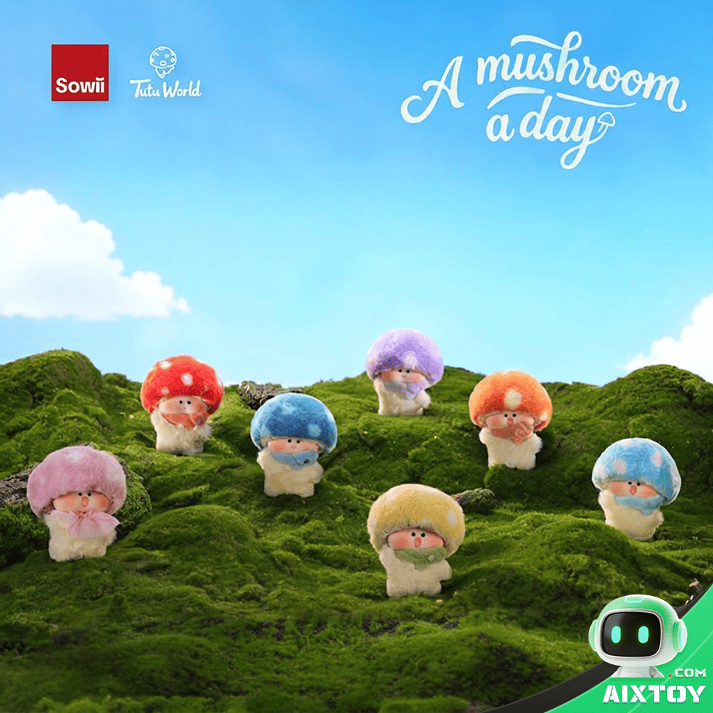 Sowii Mushroom Blind Box - Collectible Plush Toy gallery