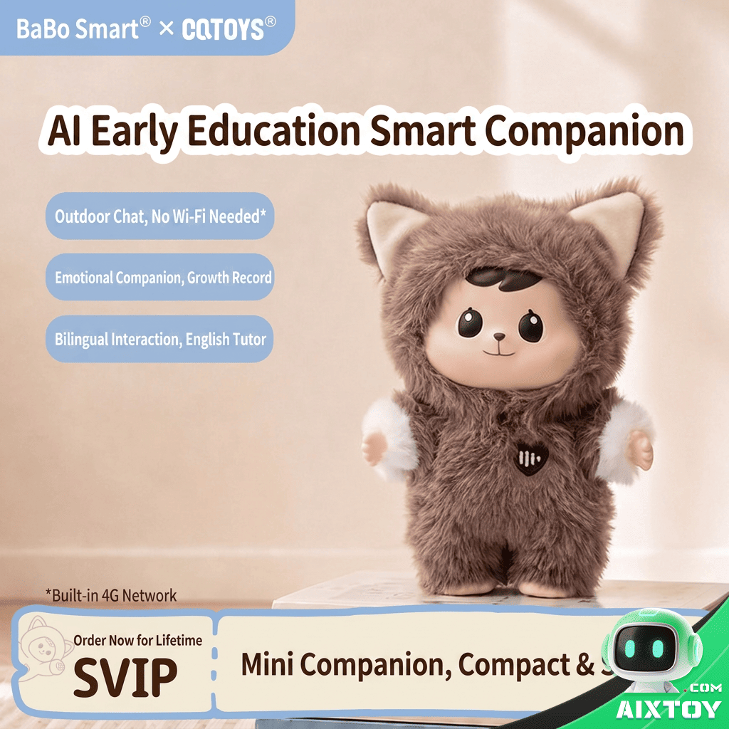 Babo AI Mini Companion Robot - Voice Early Educa - Gal | AIXTOY Babo AI Mini Companion Robot - Voice Early Education To gallery