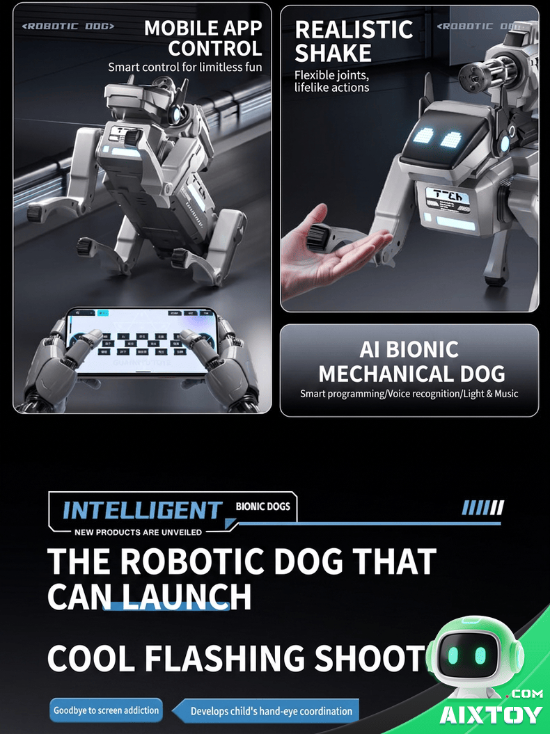 AI Robot Dog — Detail 4 AI Robot Dog detail 4