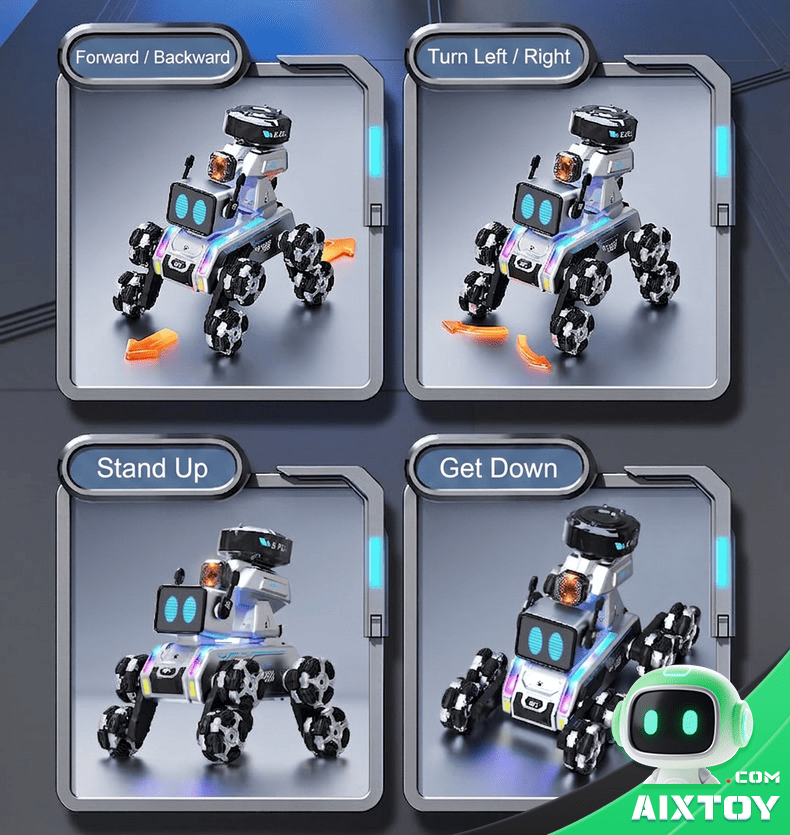 AI Robot Dog RC Car Detail 6 AI Robot Dog RC Car detail 6