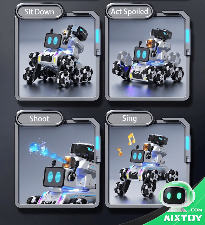AI Robot Dog RC Car Detail 7 AI Robot Dog RC Car detail 7