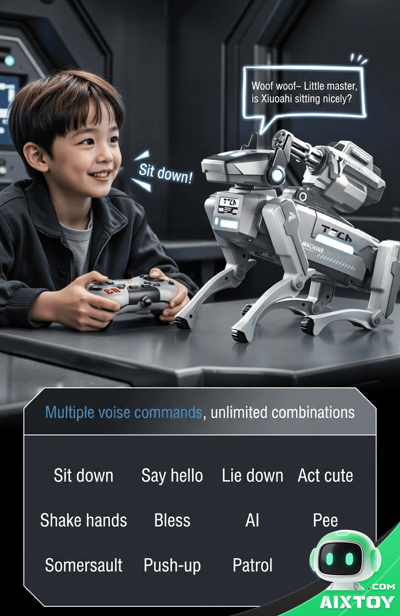 AI Robot Dog — Detail 8 AI Robot Dog detail 8
