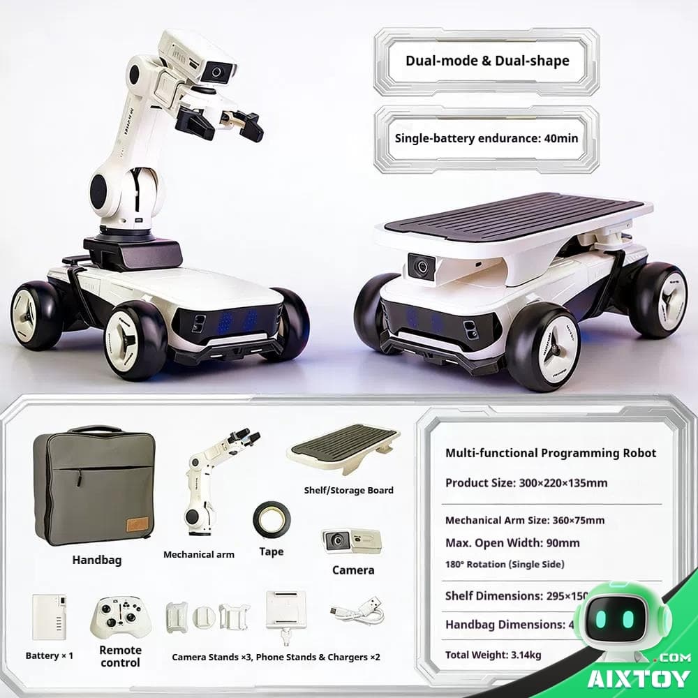 X5 AI Robot Tank Camera Sensors – AIXTOY X5 Smart RC Robot Tank Camera & Sensor Array - Radar Obstacle Avoidance System