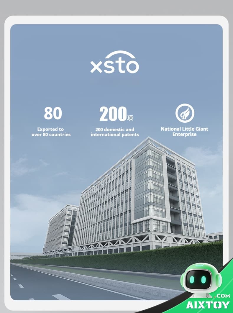 XSTO A7 AI Robot multi-angle showcase highlighting build quality and design