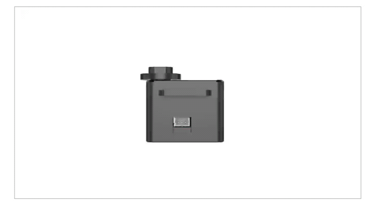 Small gray vintage camera icon centered on a white background.