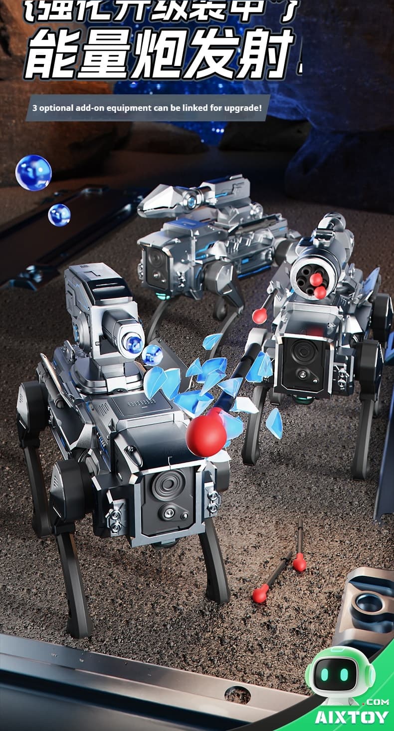 AI Robot Dog | AIXTOY AITOY AI Robot Dog soft bullet launcher AIXTOY