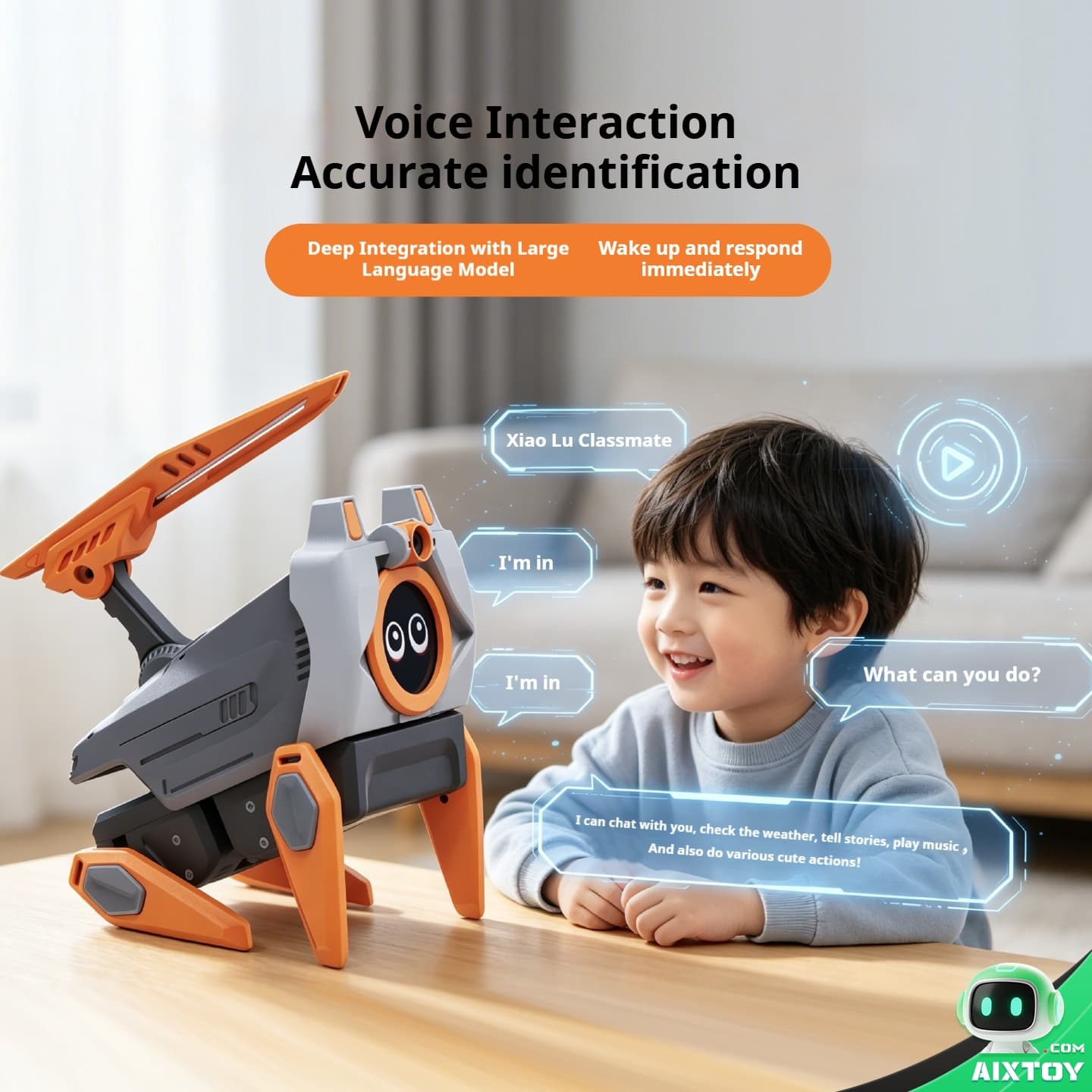 AI Desktop Companion Robot Charging AI Desktop Companion Robot Charging Dock AIXTOY