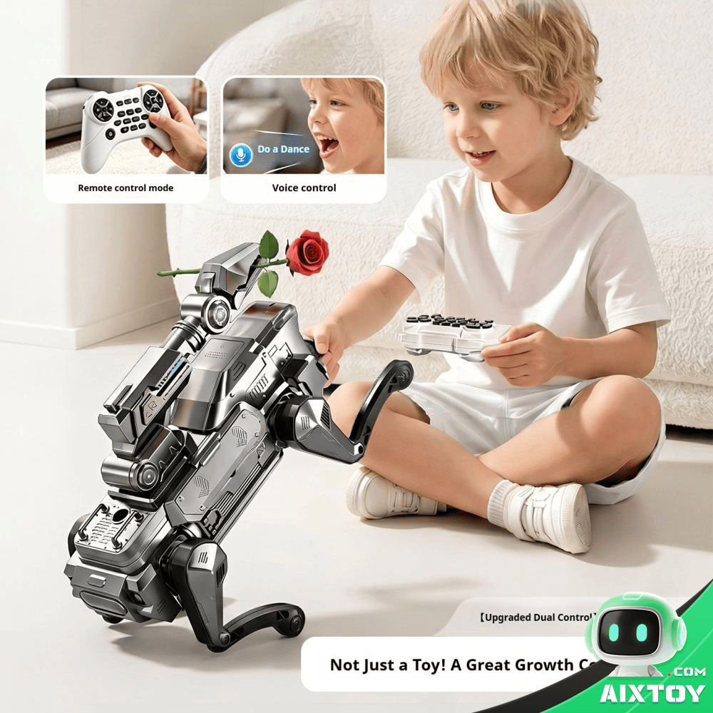 AI Robot Dog Product Close-Up Detail AI Robot Dog Close-Up Detail AIXTOY