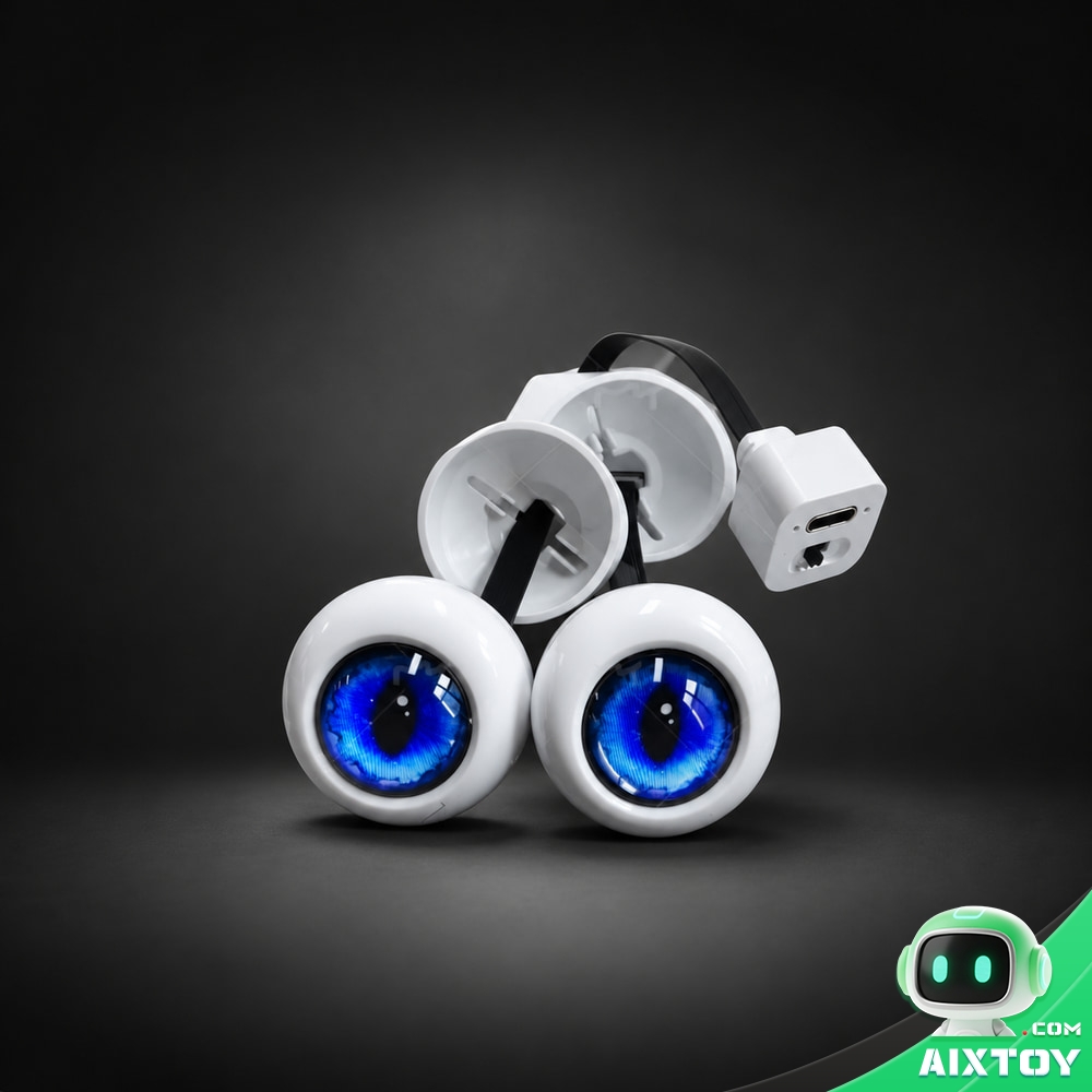 AI Animated Eyes Plush Module - Bluetooth Moving Eyes for Plush Toys main product image (AIXTOY)