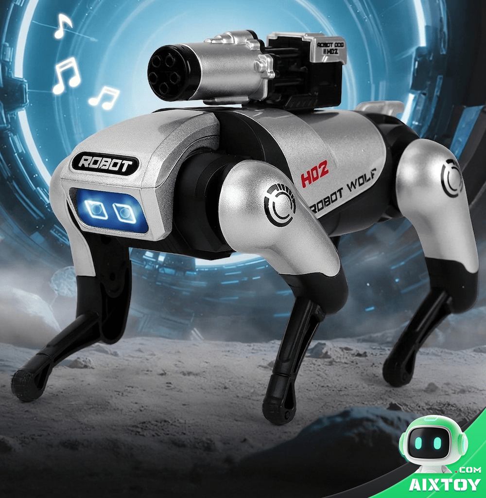 AI Bionic Mechanical Wolf Robot Dog