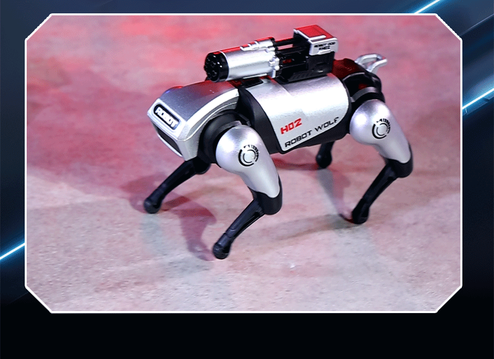 AI Bionic Mechanical Wolf Robot Dog