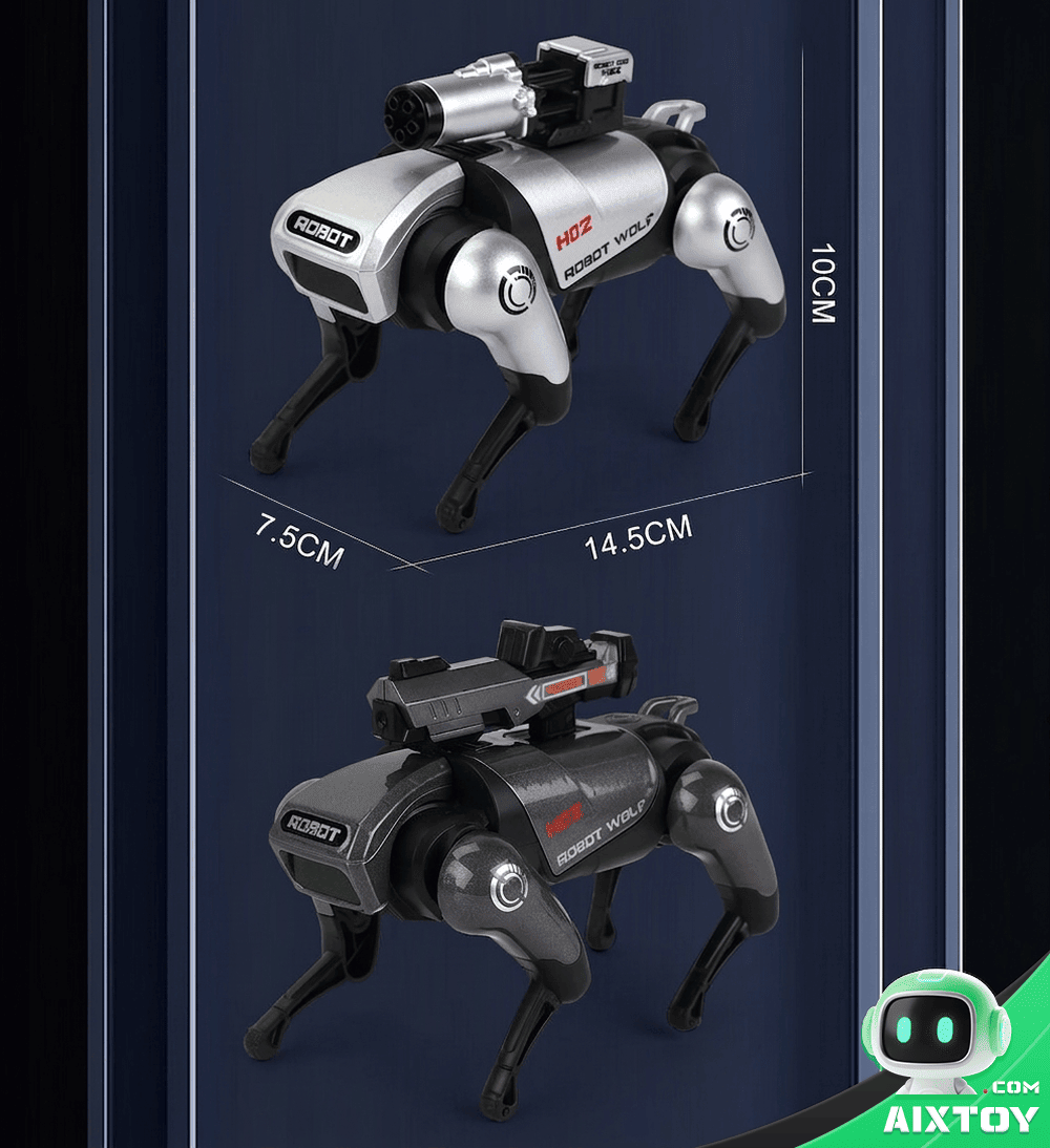 AI Bionic Mechanical Wolf Robot Dog