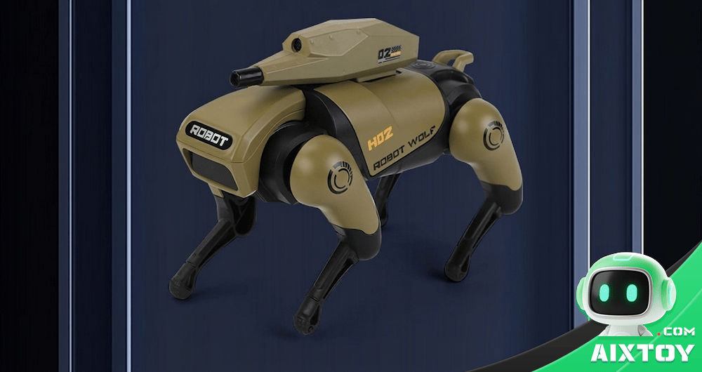 AI Bionic Mechanical Wolf Robot Dog