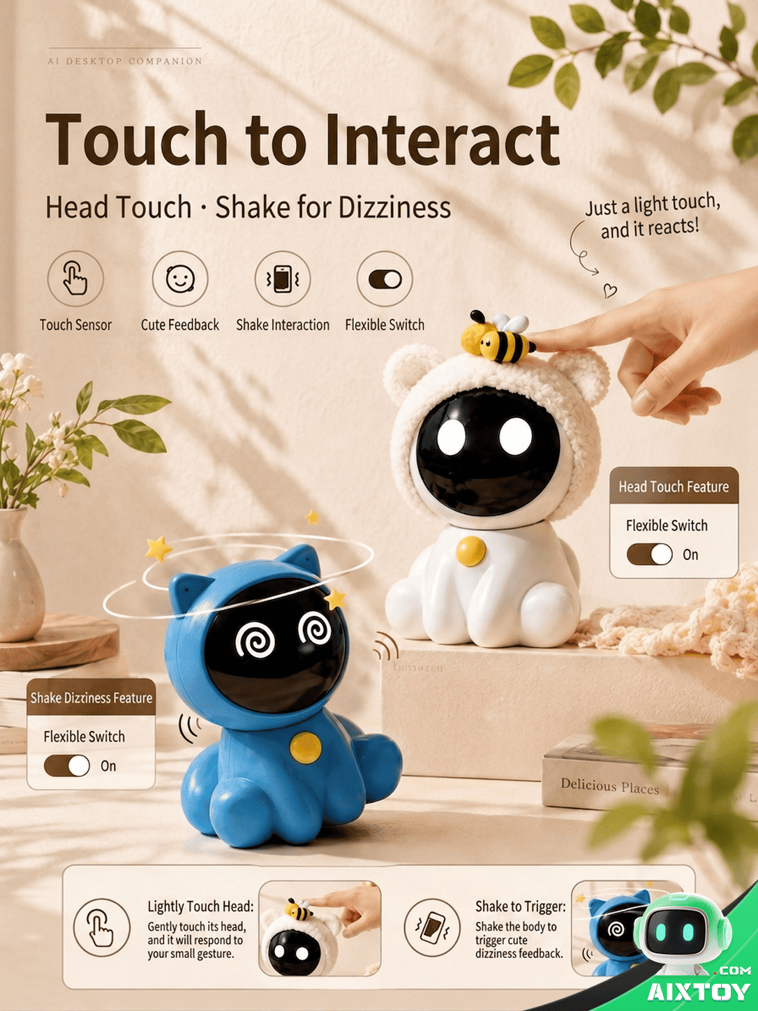 ai cat companion robot detail ai cat companion robot detail