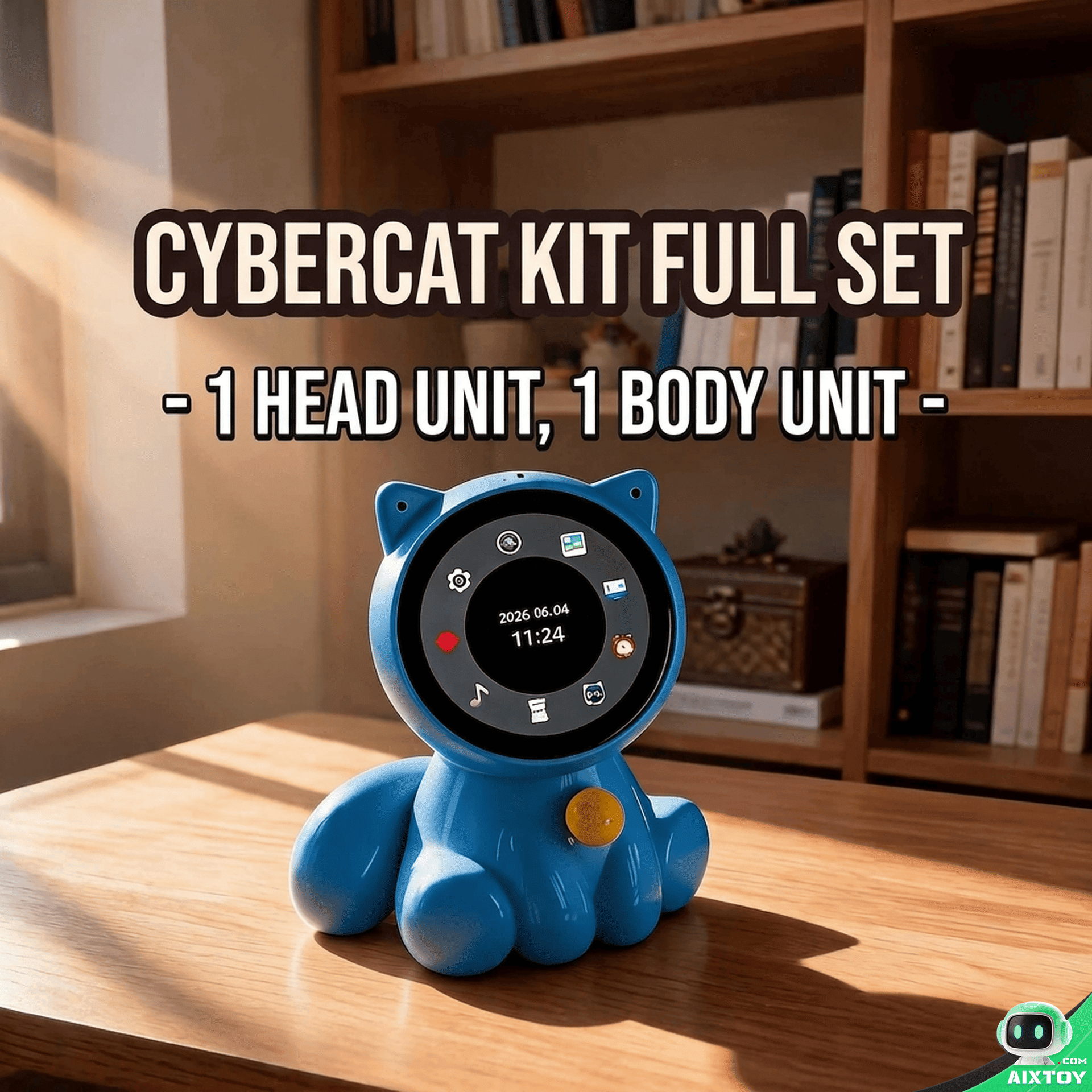 Gallery image 4 of LeXin AI Cat Companion Robot in lifestyle and usage scenes