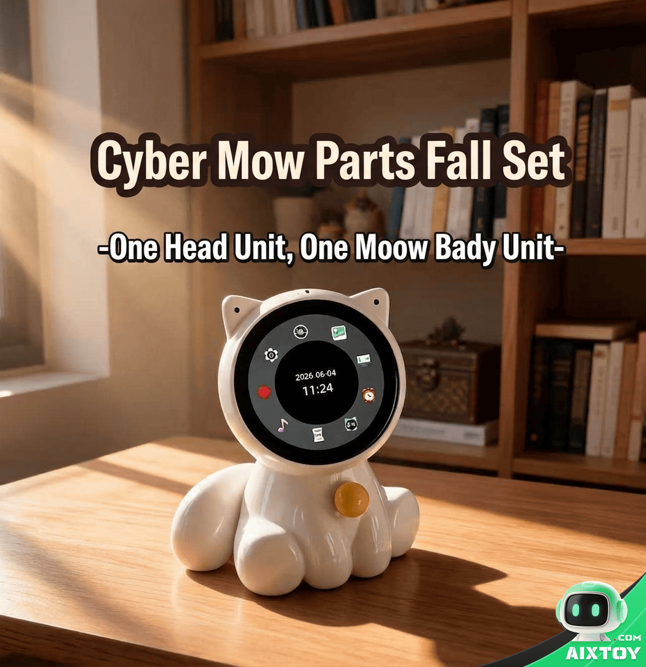 Gallery image 5 of LeXin AI Cat Companion Robot in lifestyle and usage scenes