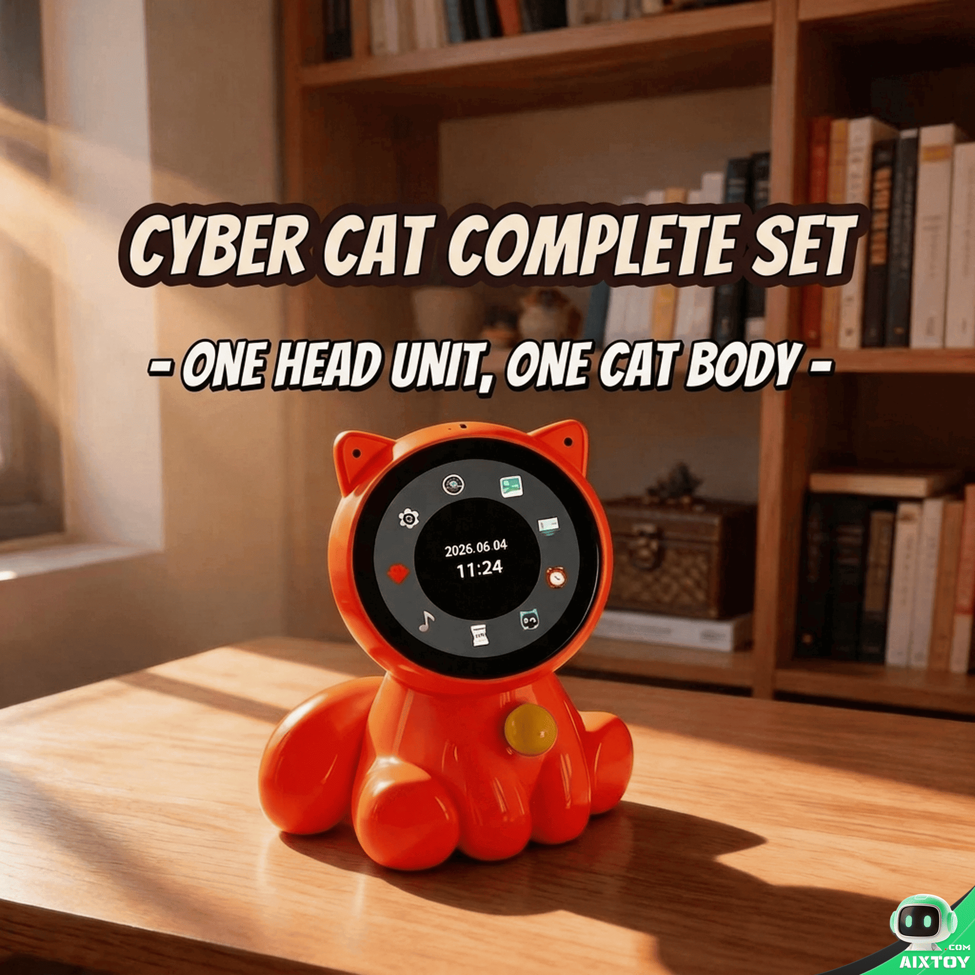Gallery image 6 of LeXin AI Cat Companion Robot in lifestyle and usage scenes