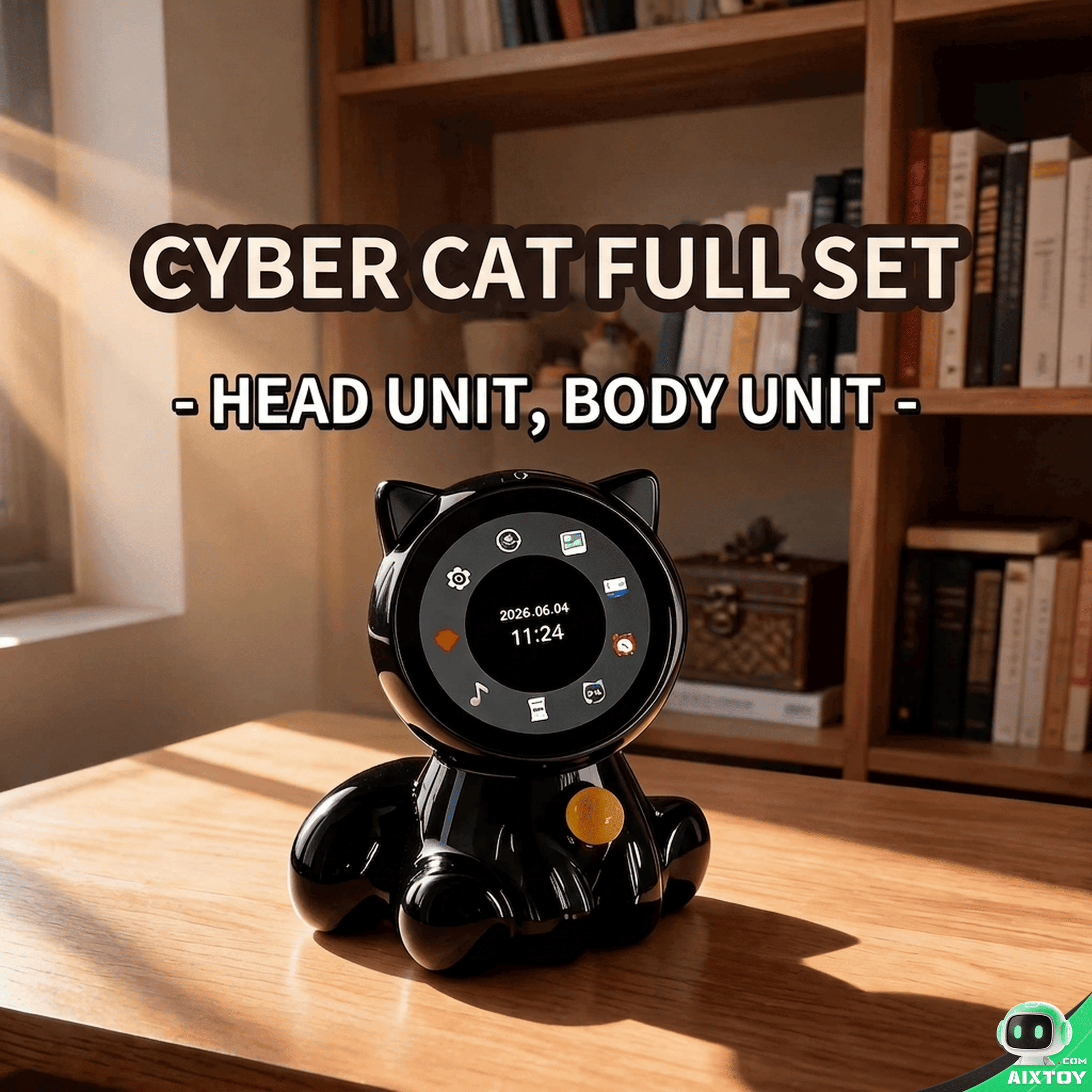 Gallery image 7 of LeXin AI Cat Companion Robot in lifestyle and usage scenes