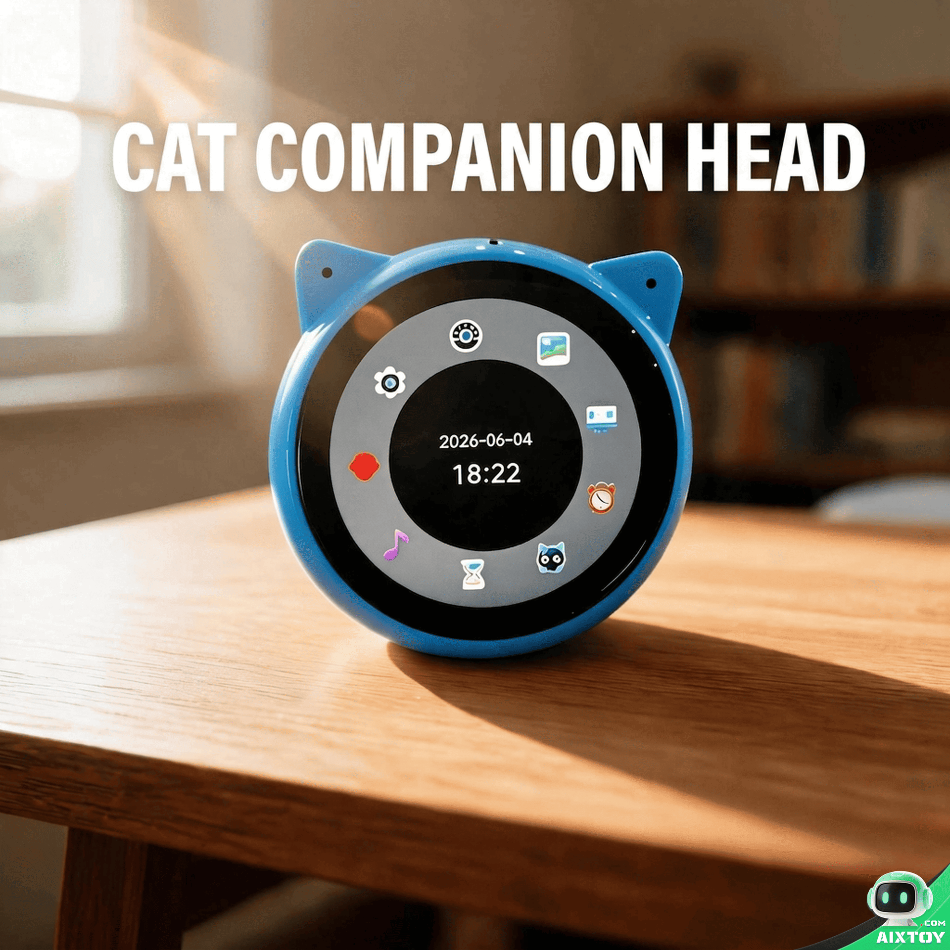 Gallery image 8 of LeXin AI Cat Companion Robot in lifestyle and usage scenes