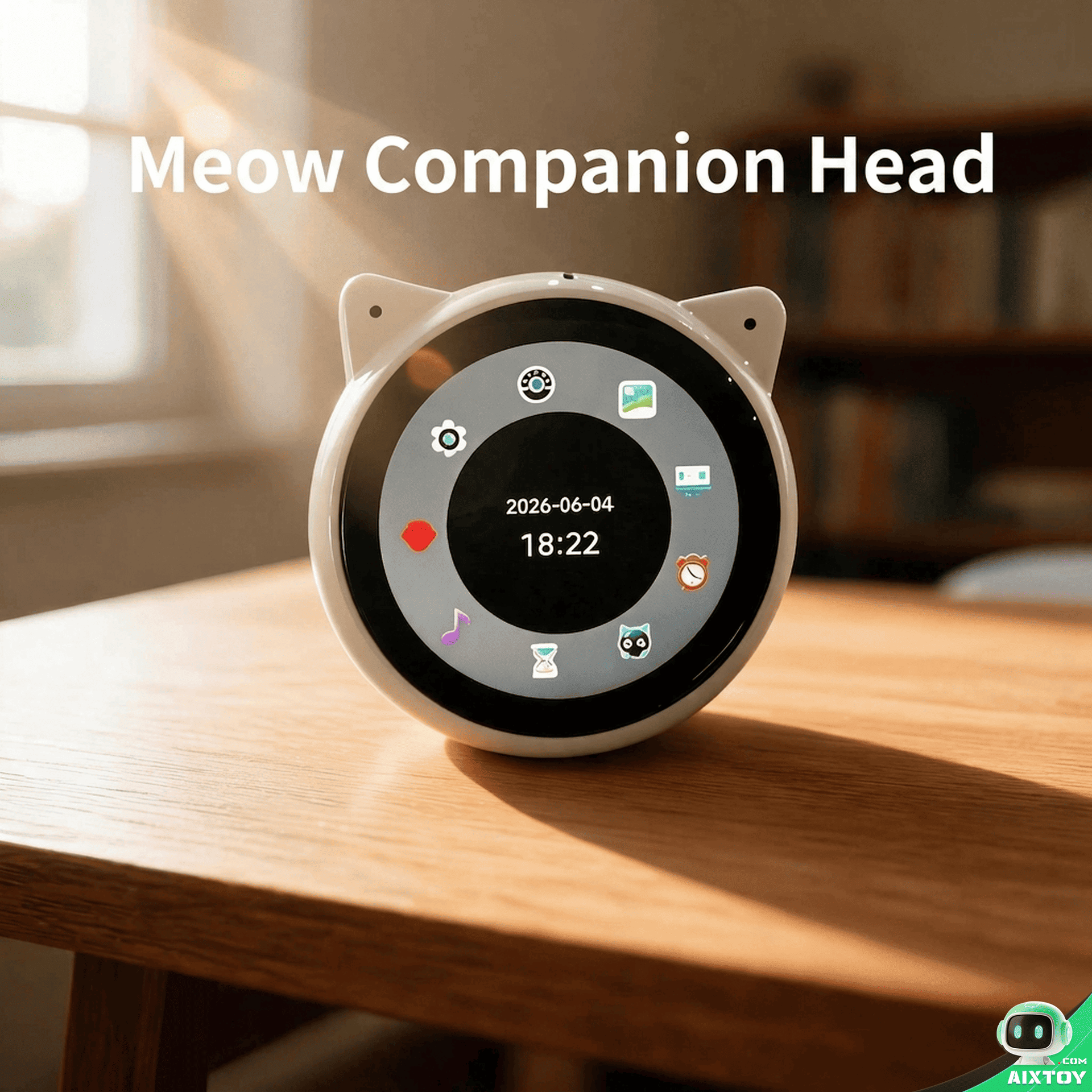 Gallery image 9 of LeXin AI Cat Companion Robot in lifestyle and usage scenes