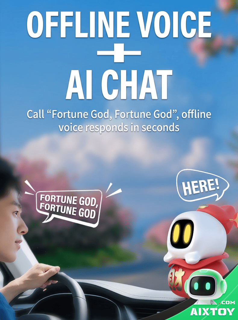 AI Fortune God Car Robot Detail