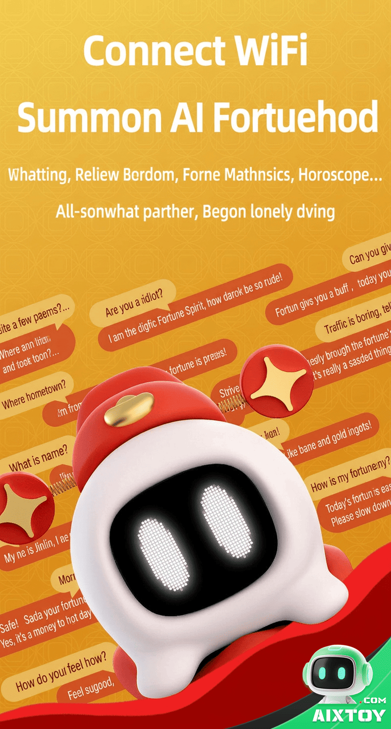 AI Fortune God Car Robot Detail