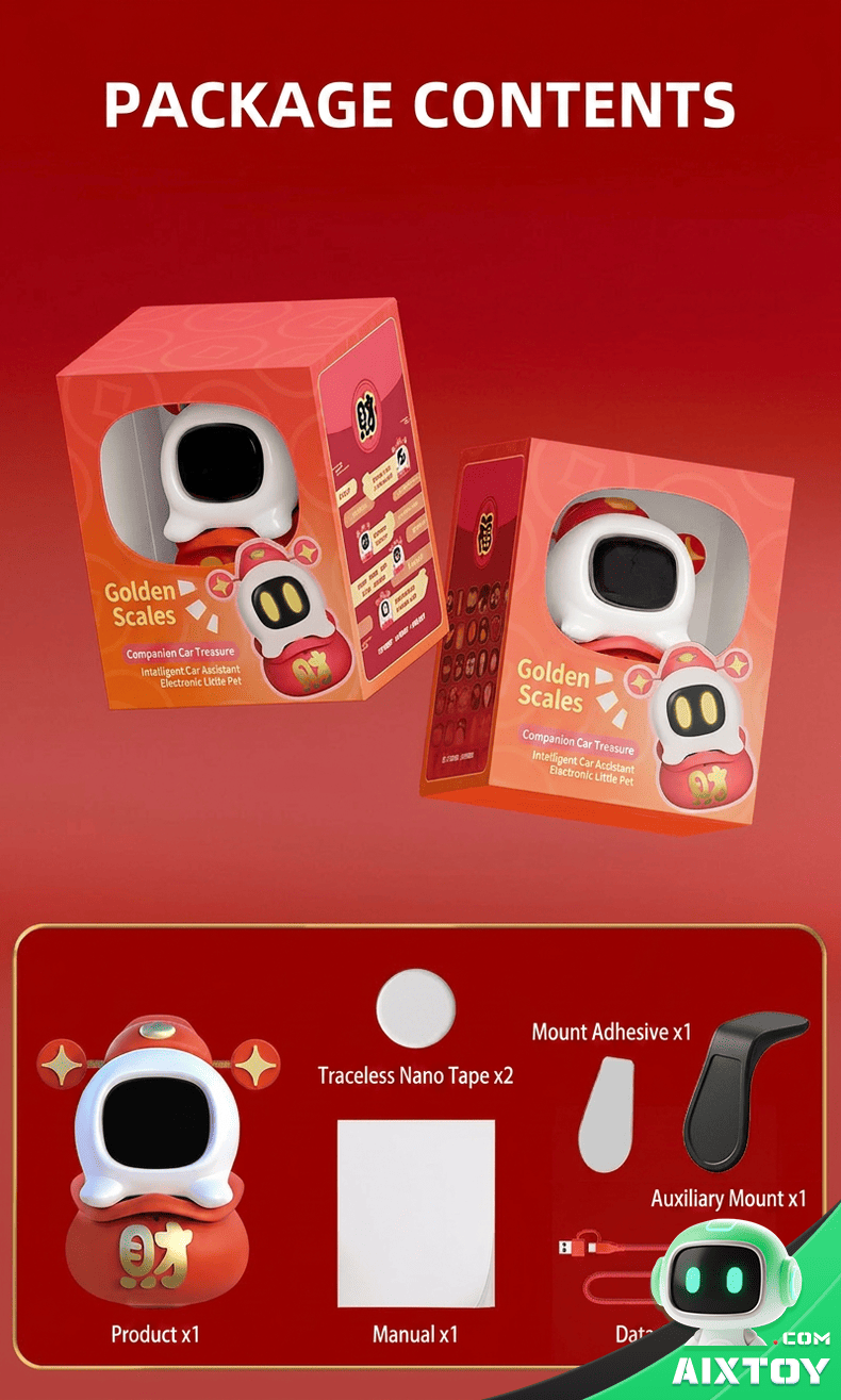 AI Fortune God Car Robot Detail