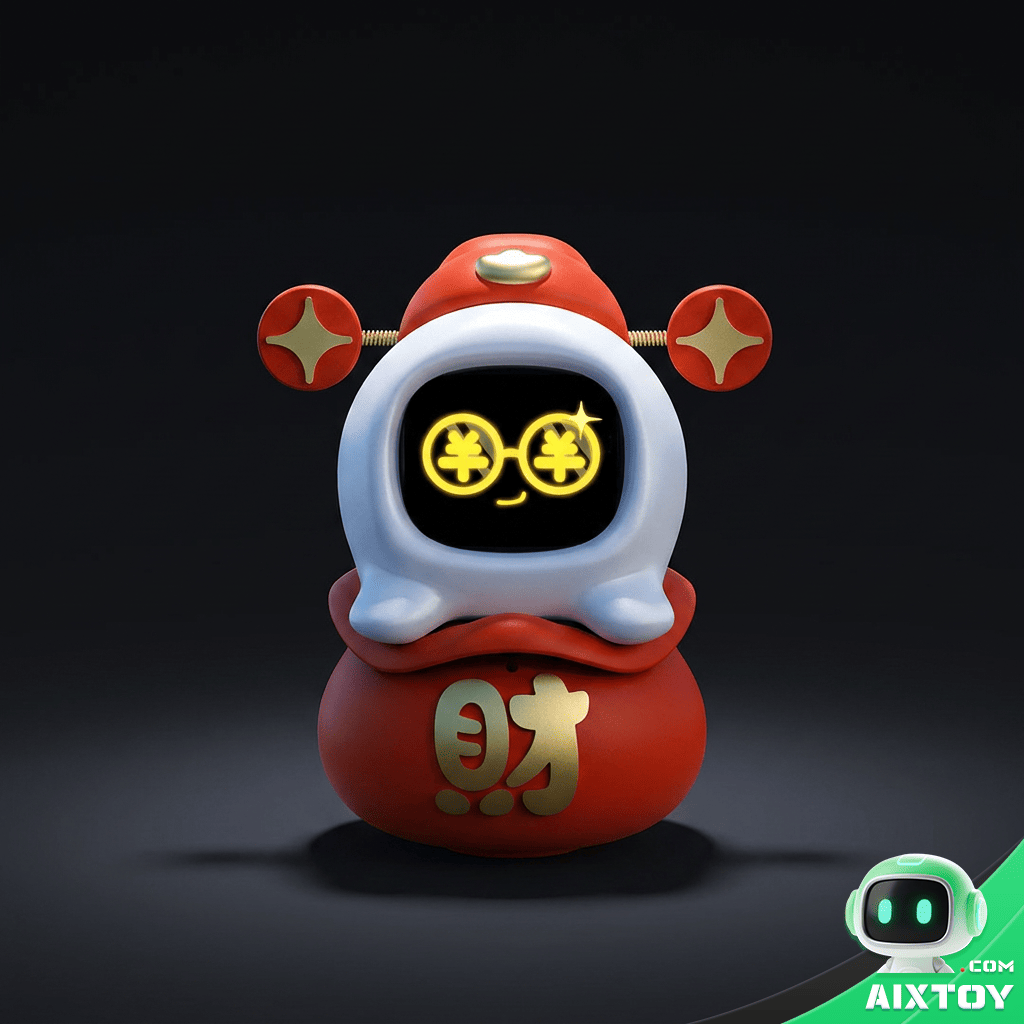AI Fortune God Car Robot - Studio Main Product Image
