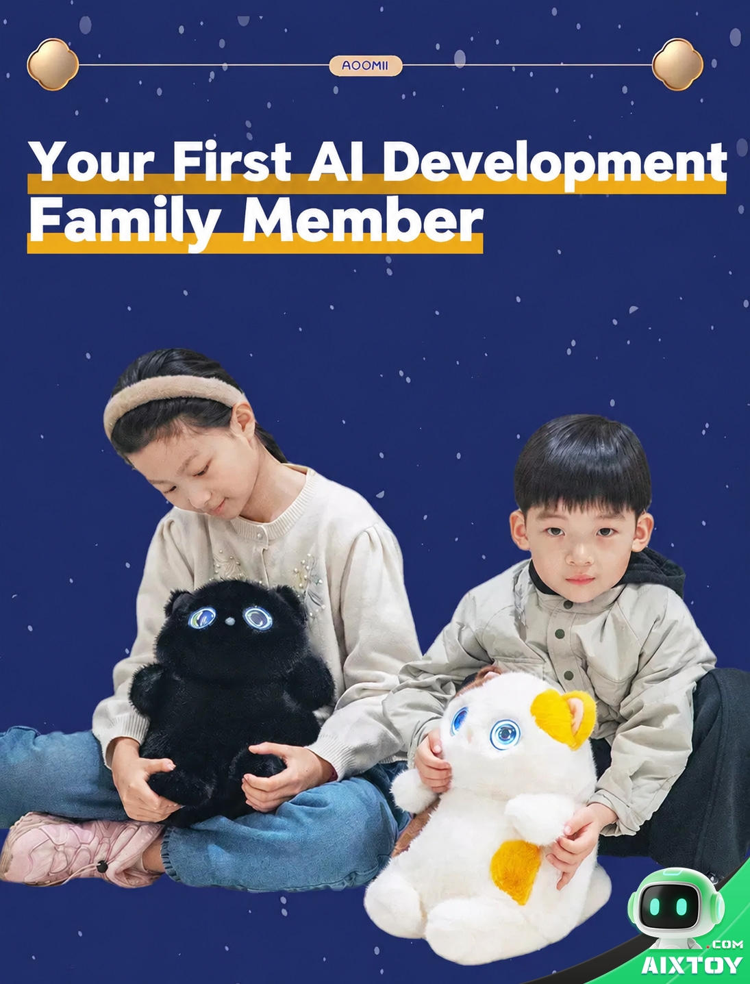 AI Meow Plush Companion Cat - Interactive Talking Robot Cat AI Meow Plush Companion Cat - Interactive Talking Robot Cat - feature detail