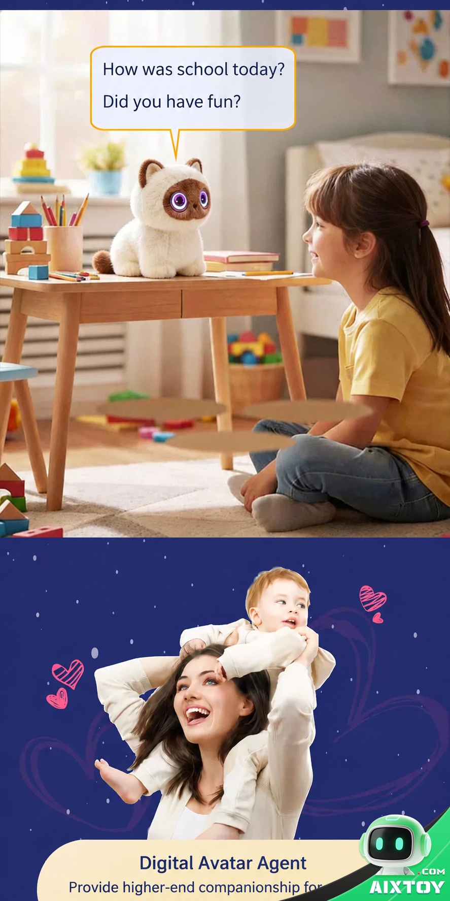 AI Meow Plush Companion Cat - Interactive Talking Robot Cat AI Meow Plush Companion Cat - Interactive Talking Robot Cat - feature detail