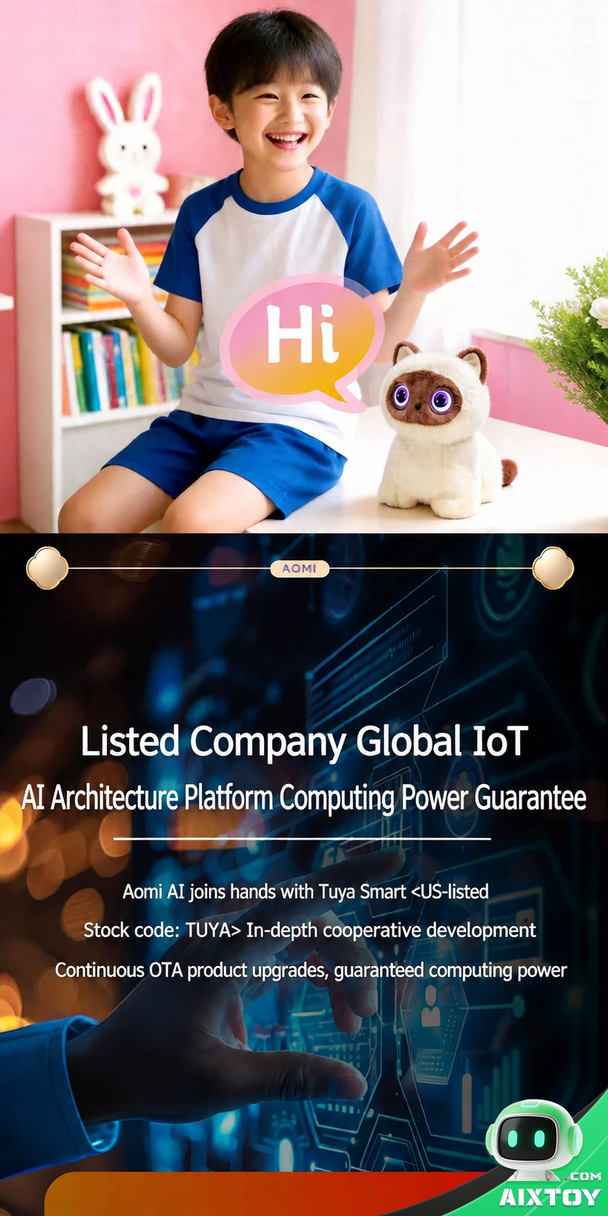 AI Meow Plush Companion Cat - Interactive Talking Robot Cat AI Meow Plush Companion Cat - Interactive Talking Robot Cat - feature detail
