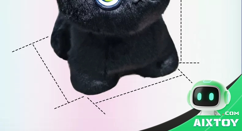 AI Meow Plush Companion Cat - Interactive Talking Robot Cat AI Meow Plush Companion Cat - Interactive Talking Robot Cat - feature detail