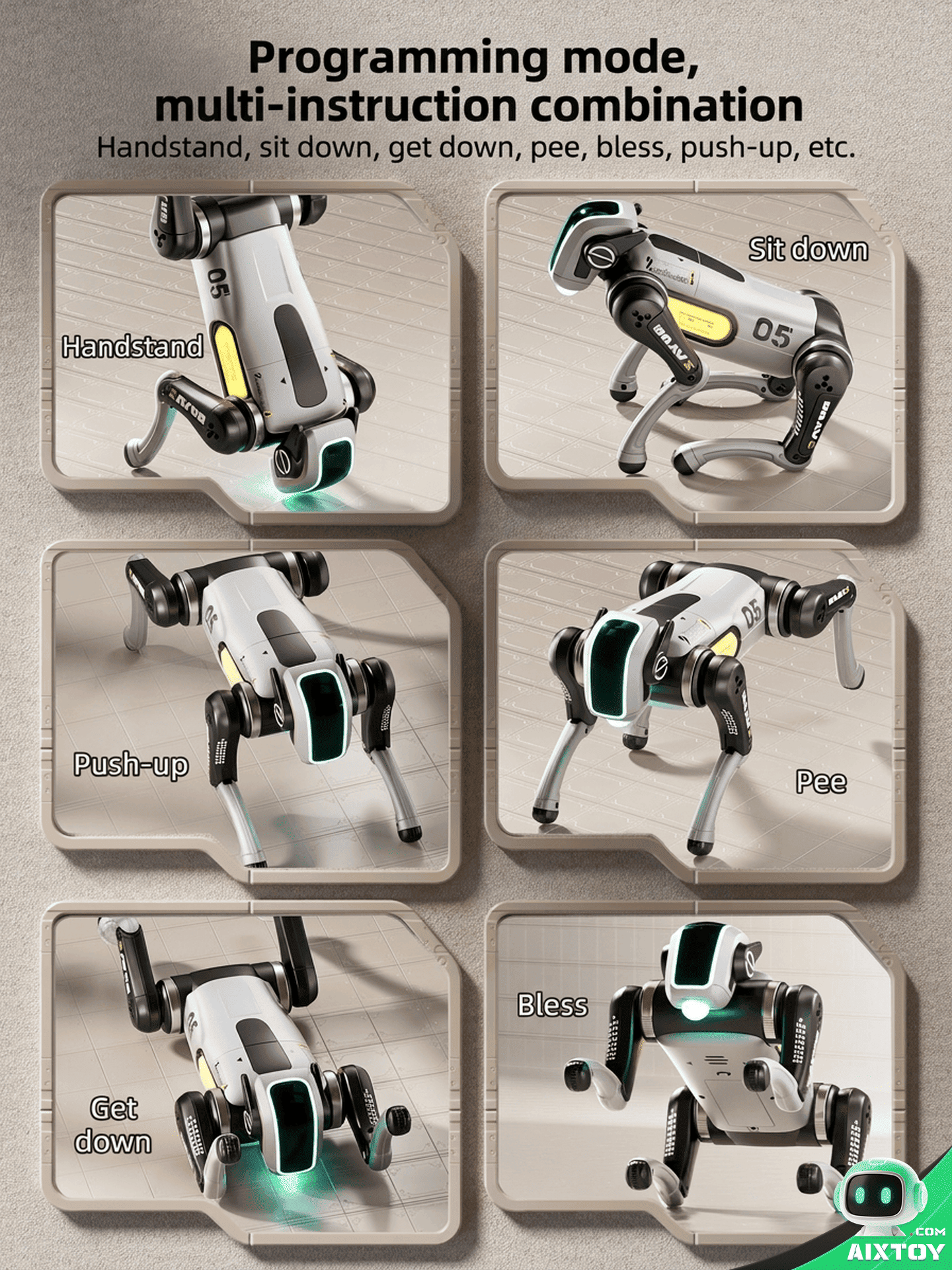 AI Robot Dog Gallery 3 AI Robot Dog voice remote control gallery 3