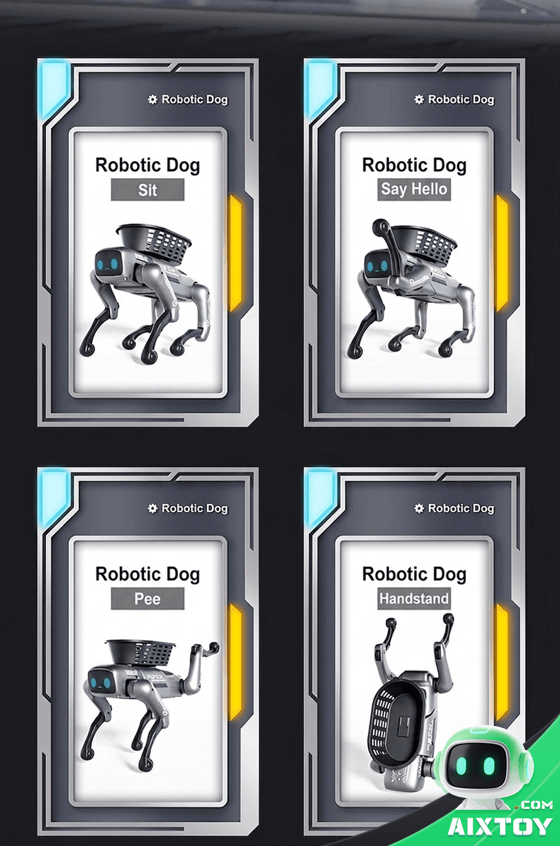 AI Robot Dog - Smart Programmable Kids Toy with Remote Control detail