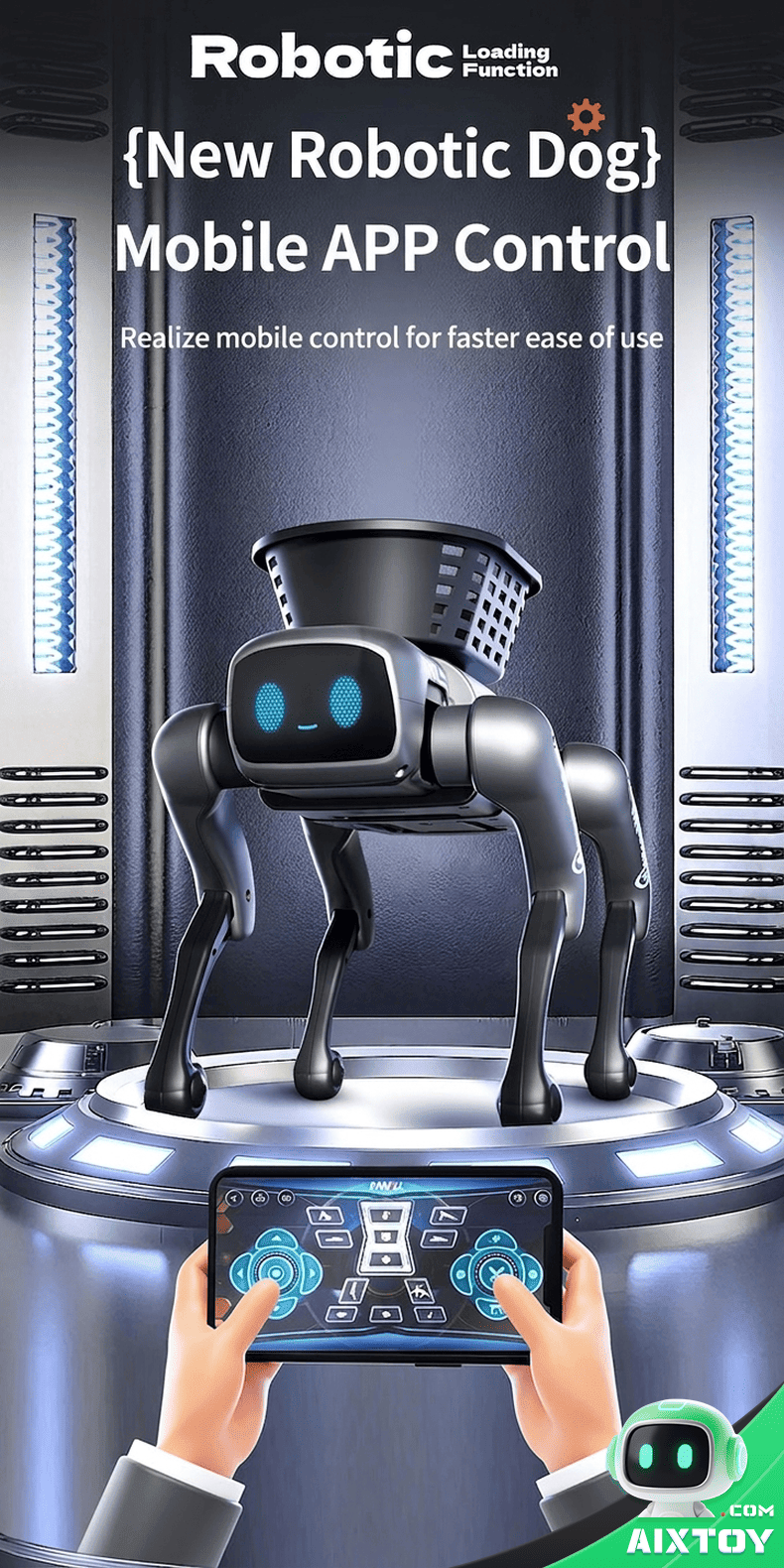 AI Robot Dog - Smart Programmable Kids Toy with Remote Control detail