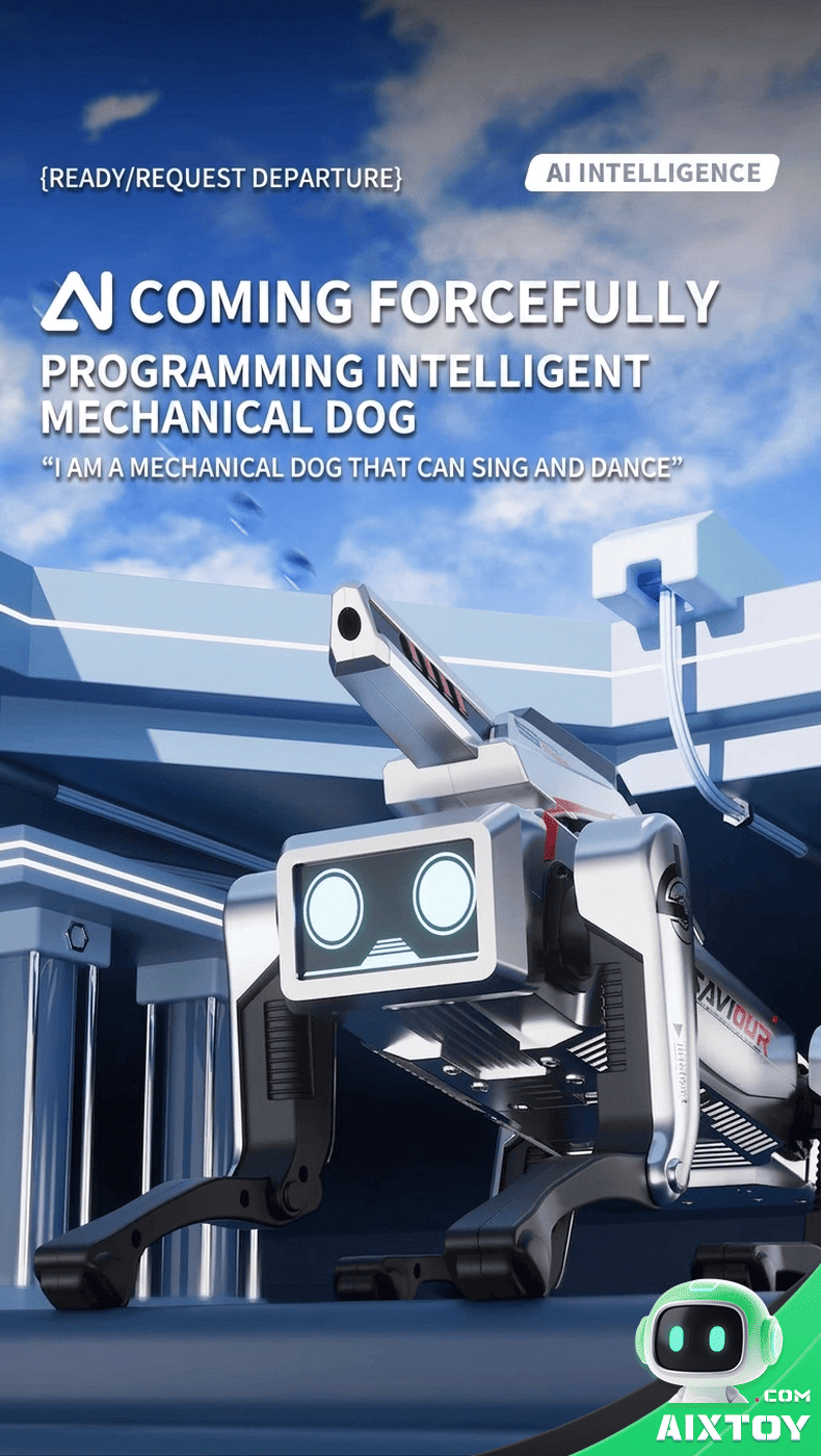 AI Robot Dog - Smart Programmable Kids Toy with Remote Control detail