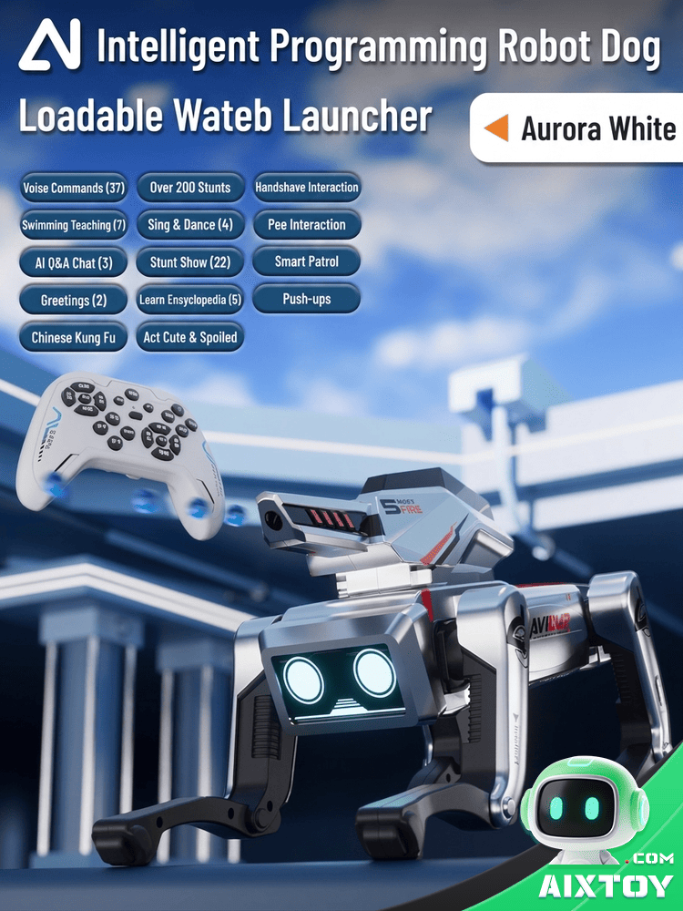 AI Robot Dog - Smart Programmable Kids Toy with Remote Control detail