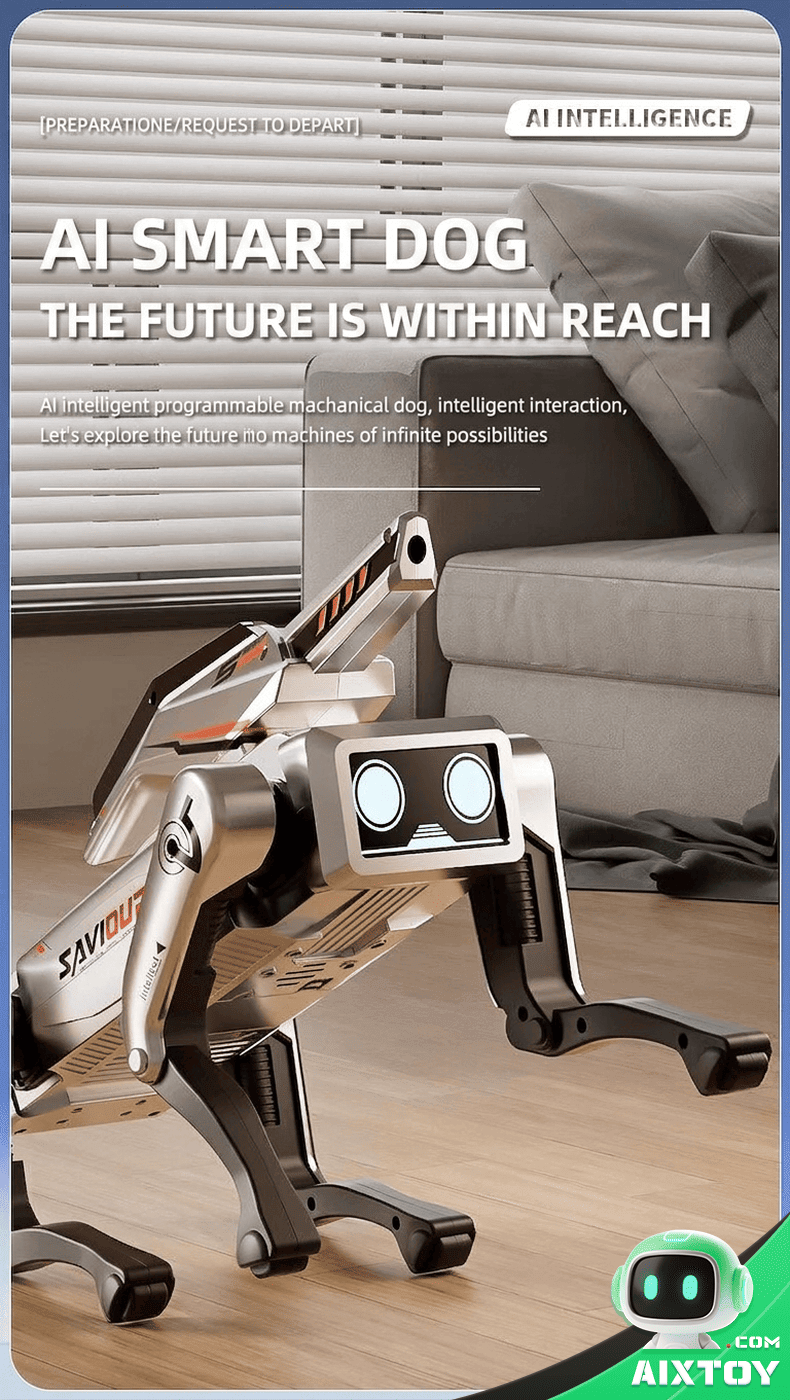 AI Robot Dog - Smart Programmable Kids Toy with Remote Control detail
