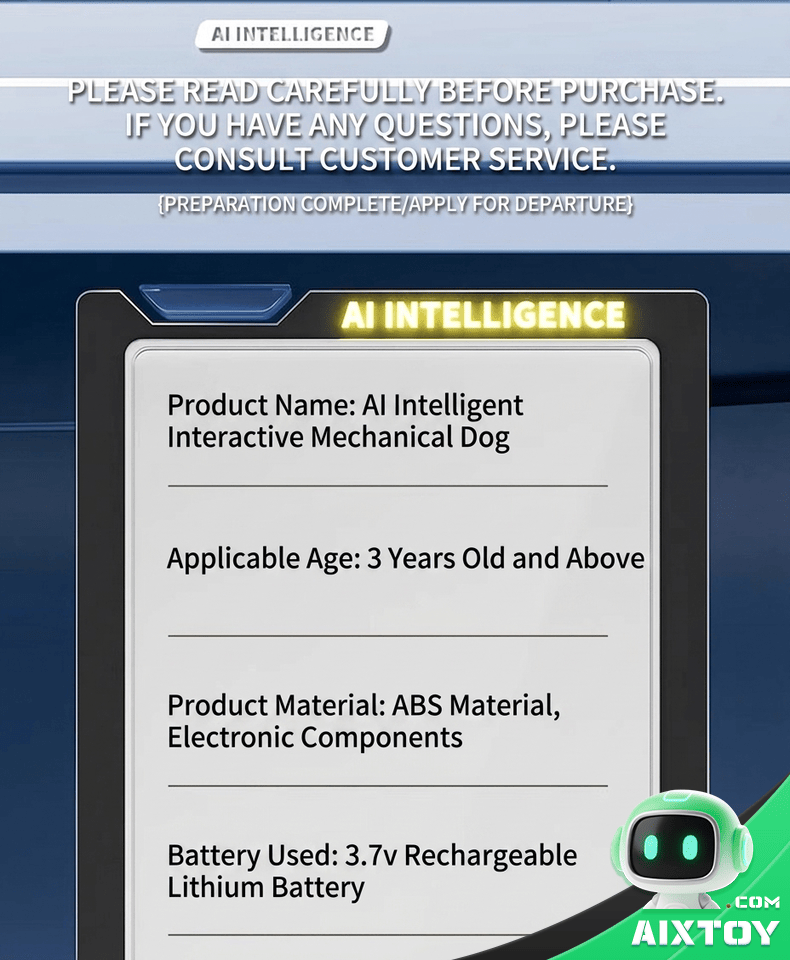 AI Robot Dog - Smart Programmable Kids Toy with Remote Control detail