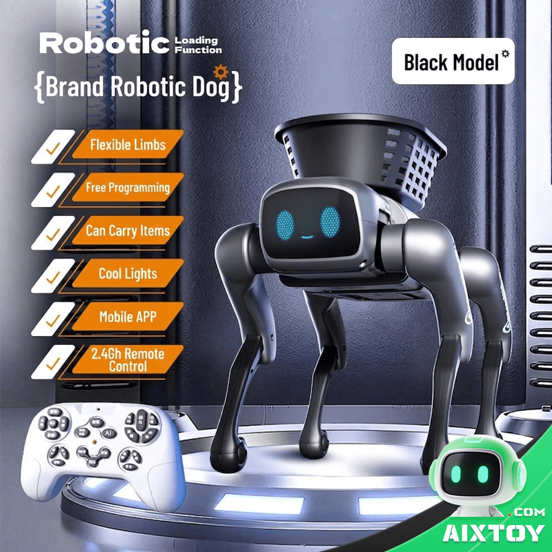 AI Robot Dog - Smart Programmable Kids Toy with Remote Control Gallery 8 AI Robot Dog - Smart Programmable Kids Toy with Remote Control gallery photo 8