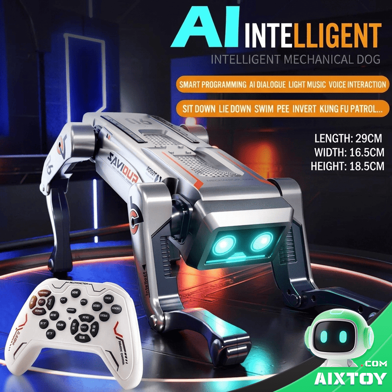 AI Robot Dog - Smart Programmable Kids Toy with Remote Control Gallery 9 AI Robot Dog - Smart Programmable Kids Toy with Remote Control gallery photo 9