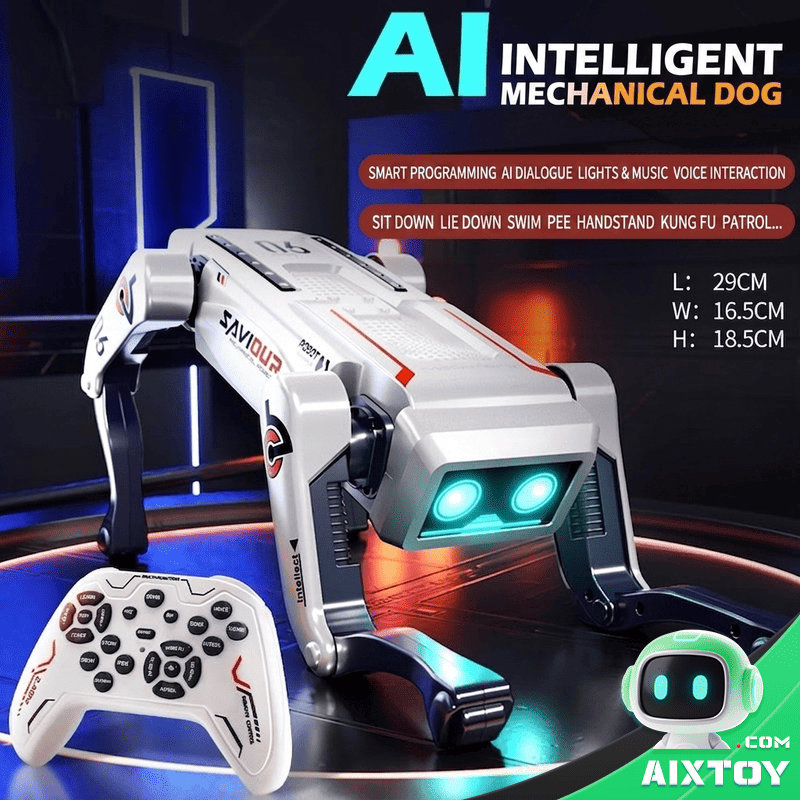 AI Robot Dog - Smart Programmable Kids Toy with Remote Control Gallery 10 AI Robot Dog - Smart Programmable Kids Toy with Remote Control gallery photo 10