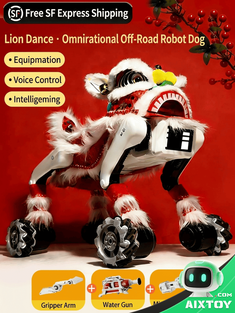 AI Robot Dog Omni-Terrain RC Toy Gallery Image 14 AI Robot Dog Omni-Terrain RC Toy gallery product photo showing design and features view 14