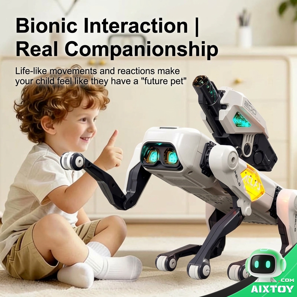 AI Robot Dog Remote Control Battle Toy gallery view (AIXTOY)