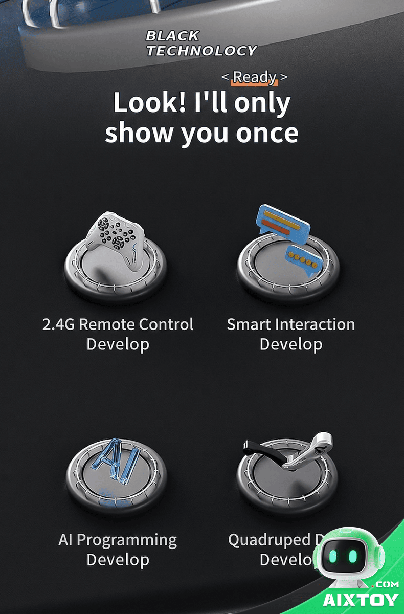 AI Robot Dog - Smart Voice Control Interactive Toy detail