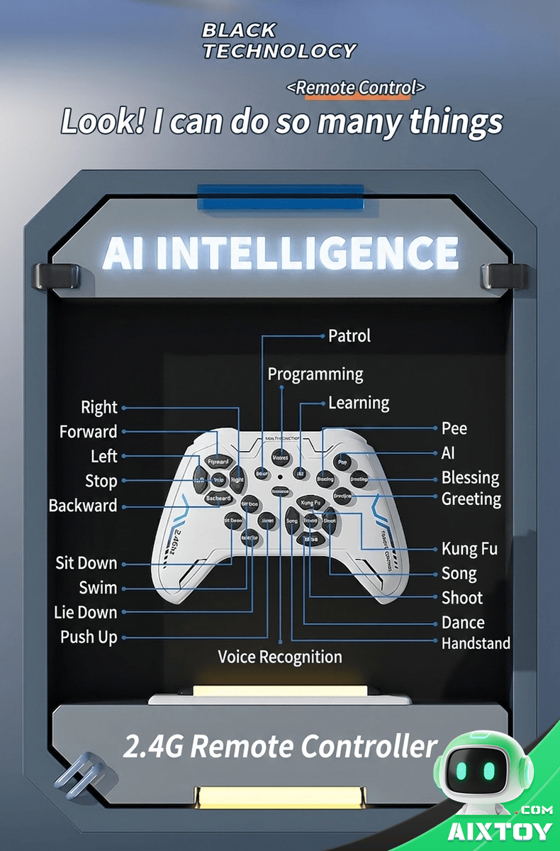 AI Robot Dog - Smart Voice Control Interactive Toy detail