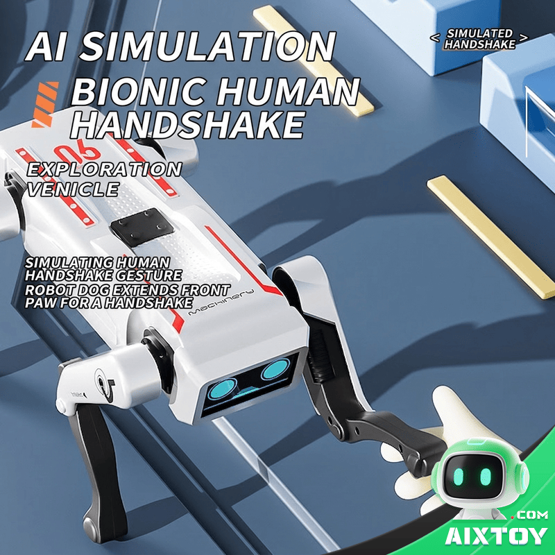 AI Robot Dog - Smart Voice Control Interactive Toy Gallery 2 AI Robot Dog - Smart Voice Control Interactive Toy gallery photo 2