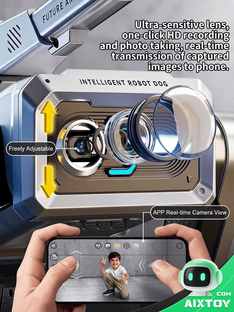 AI Robot Dog - Voice Remote Control Programmable Toy - Galle AI Robot Dog - Voice Remote Control Programmable Toy - Gallery 2